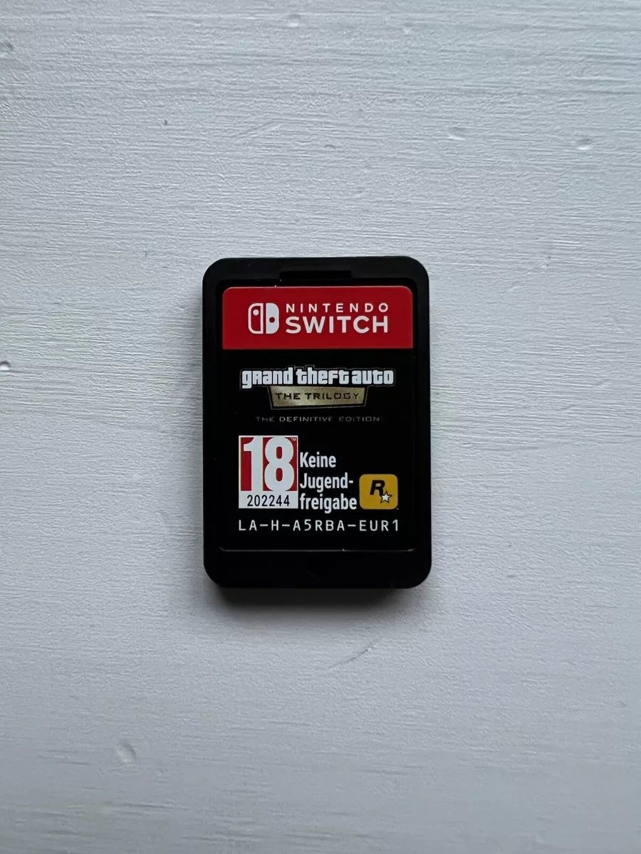 Gta Grand Theft Auto Trilogy Definitive Edition Nintendo Switch