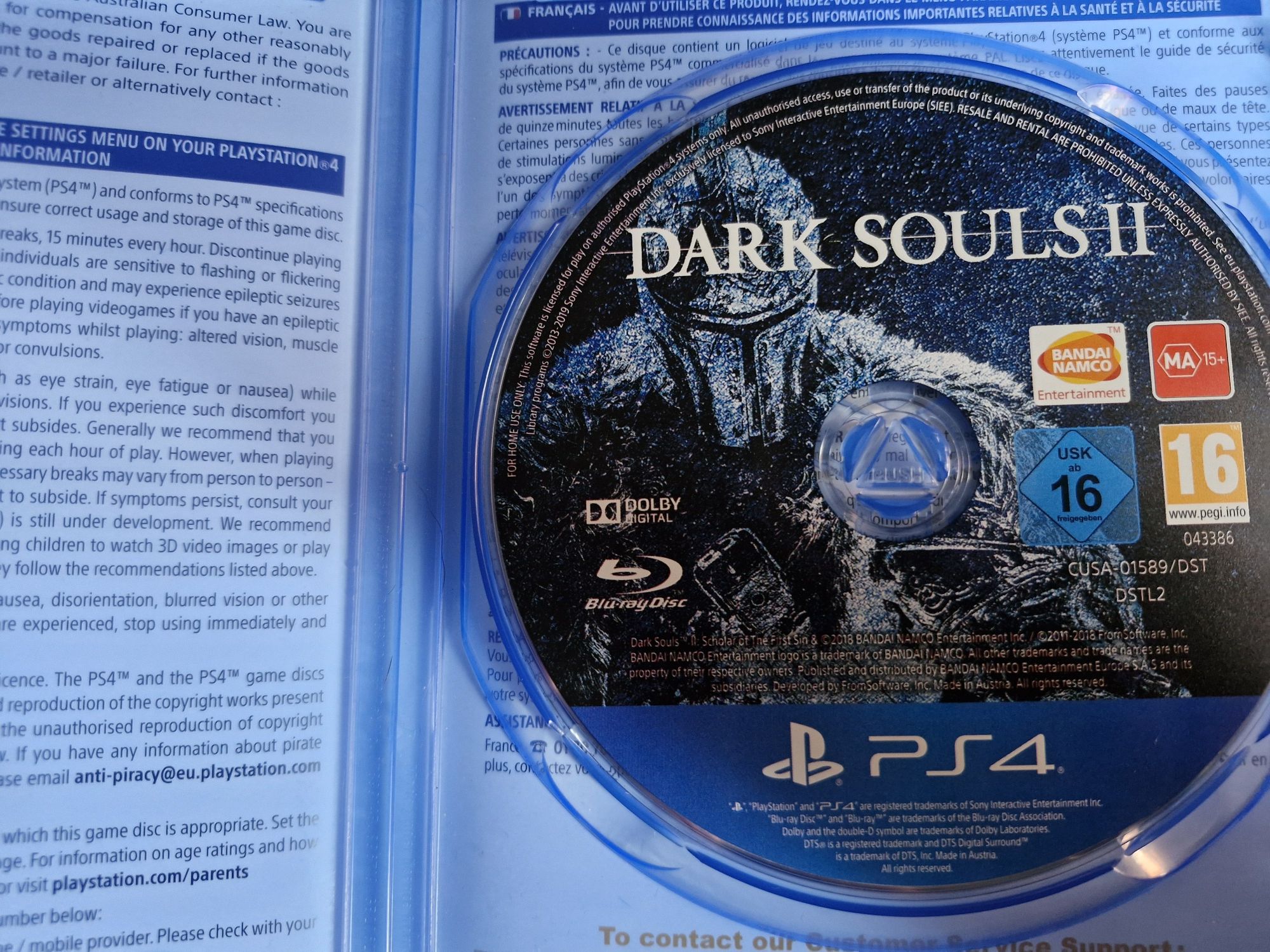Dark Souls II Scholar of the First Sin gra na PS4