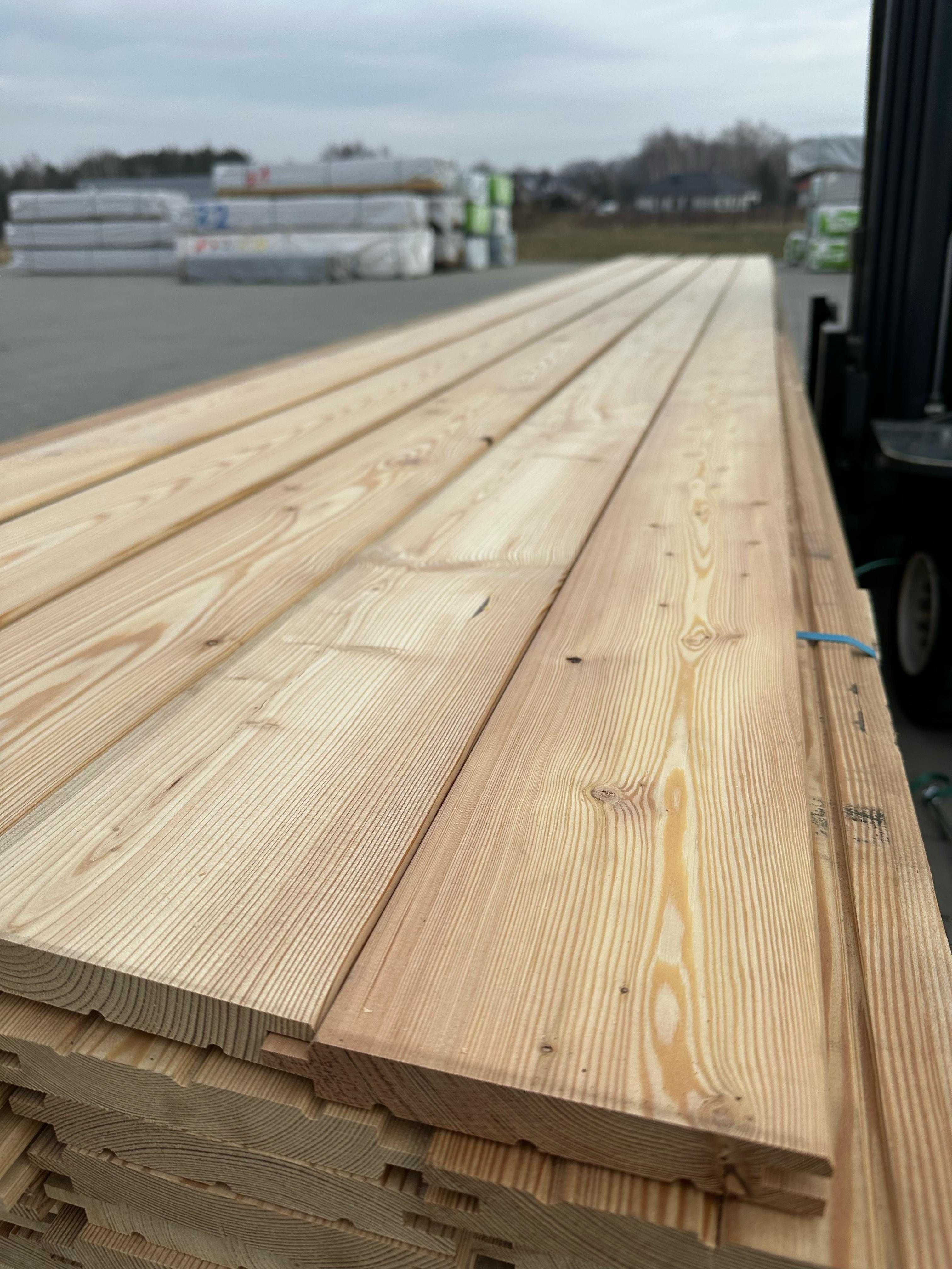Deska Elewacja Modrzew Syberyjski Profil C Klasa A/B 21x143mm