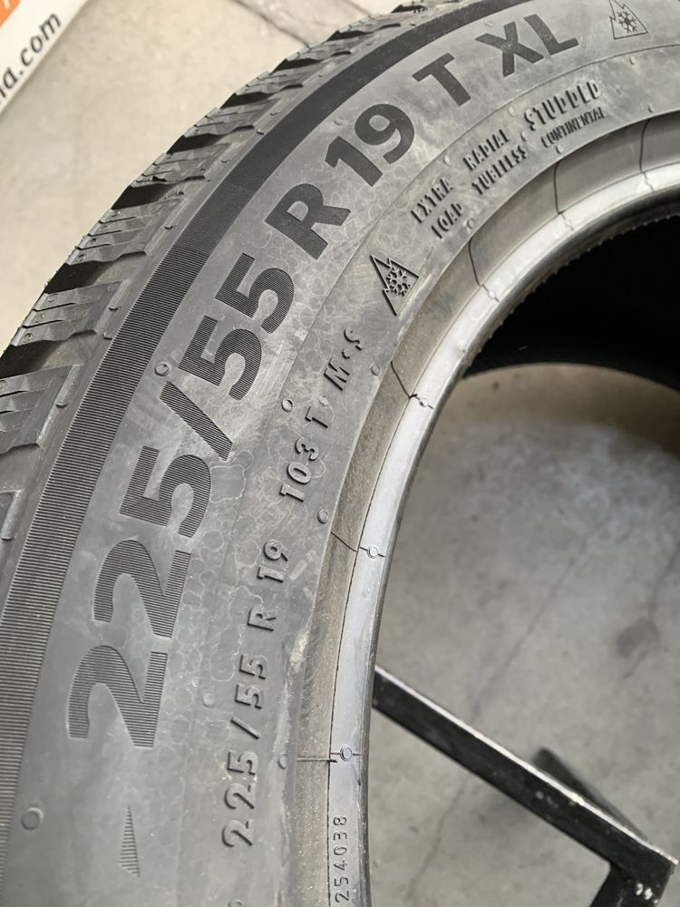 (4шт) нові 225/55R19 Continental Ice Contact 3 (103T XL) шип зимові