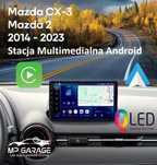 Radio Mazda_CX-3 Mazda_2 Android CarPlay/AA 4G LTE Qled Montaż Gw.