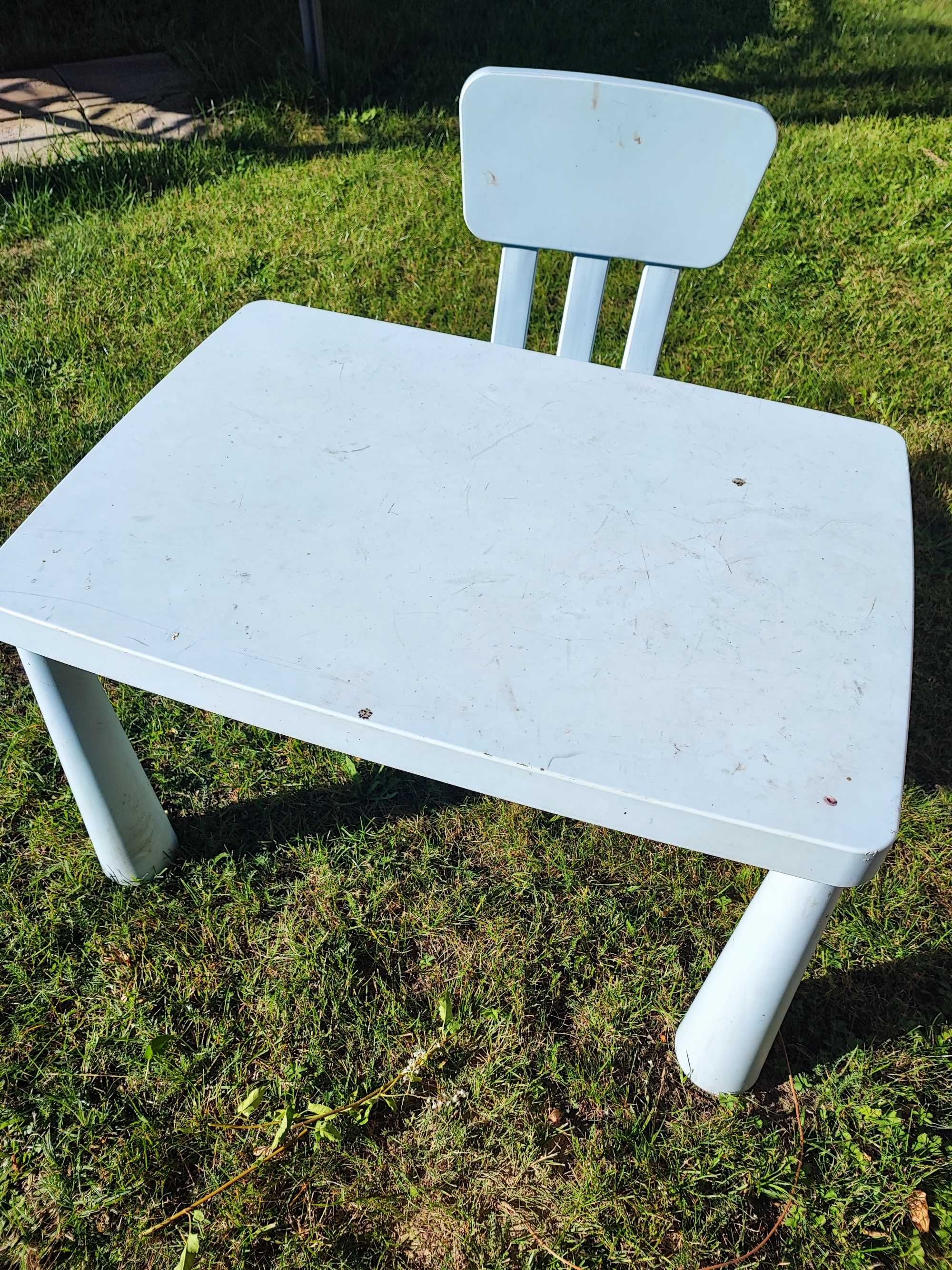 Mamut stół z krzesłem  dla dzieci