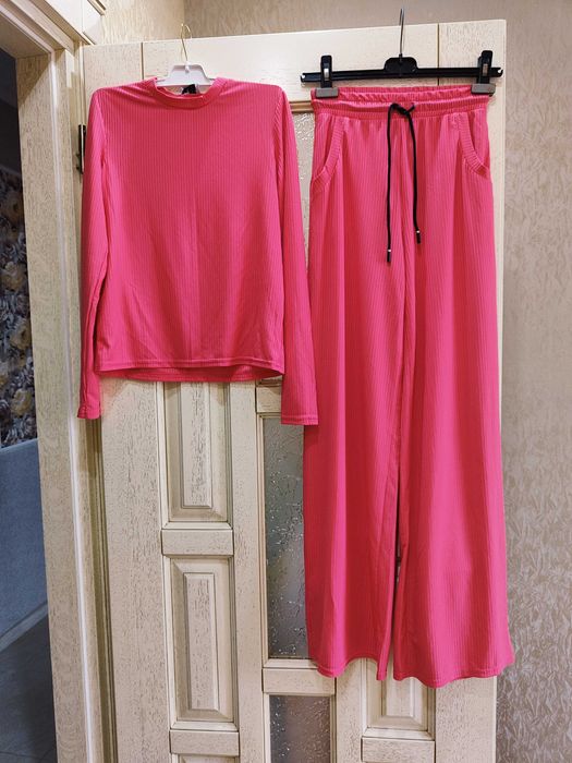 Розовый костюм Candy´s в рубчик