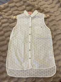 Школьная блузка блуза сорочка рубашка белая біла Tommy Hilfiger 164 S