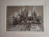Tomasz Sętowski obraz "Ostatnie miasto"