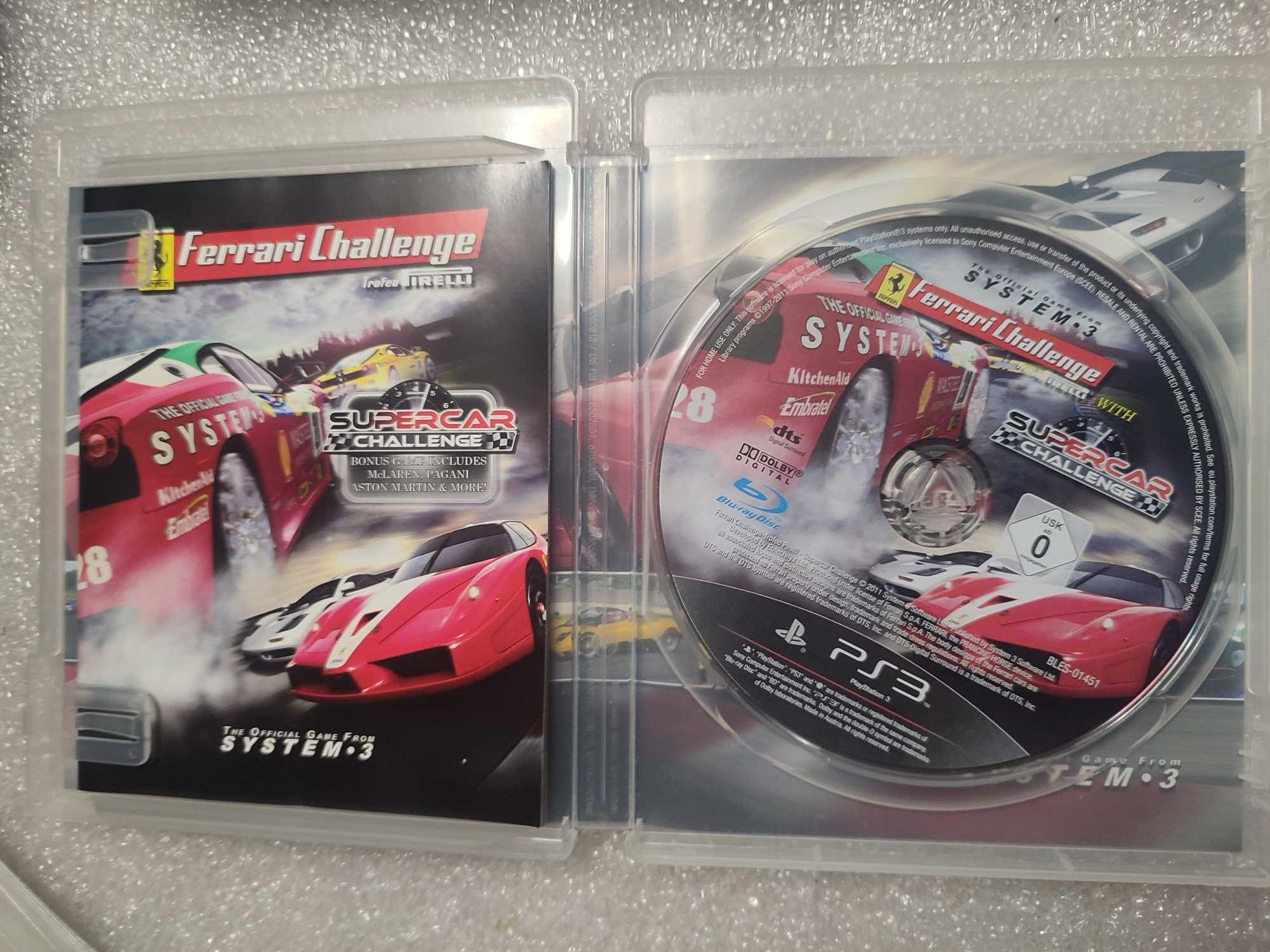 PS3 Ferrari Challenge + Supercar Challenge - unikat, kompletna