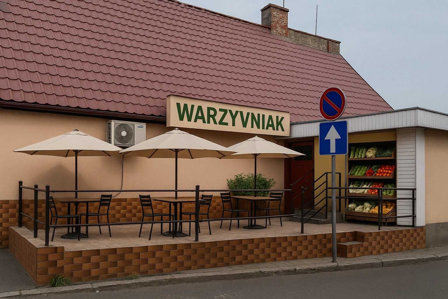 Wynajmę taras z kioskiem – w centrum Kcyni – idealne miejsce na biznes