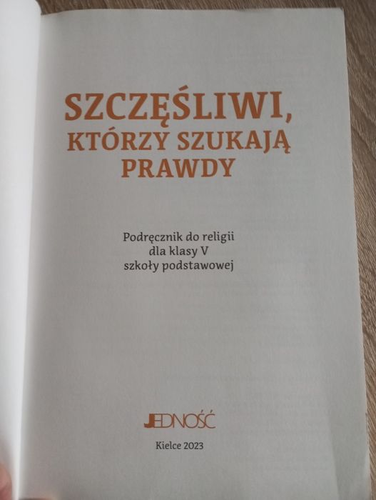 Podręcznik do religii dla klasy piątej