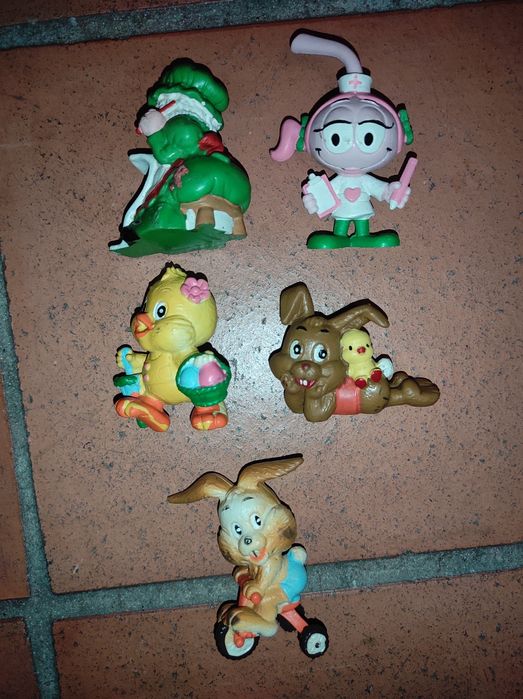 Bonecos antigos de coleção anos 80