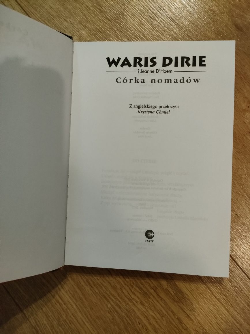 Córka nomadów Waris Dirie książka