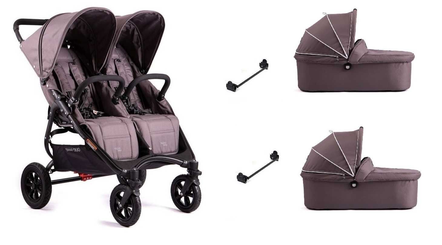 Valco Baby Snap Duo Sport wózek bliźniaczy + 2 x gondola
