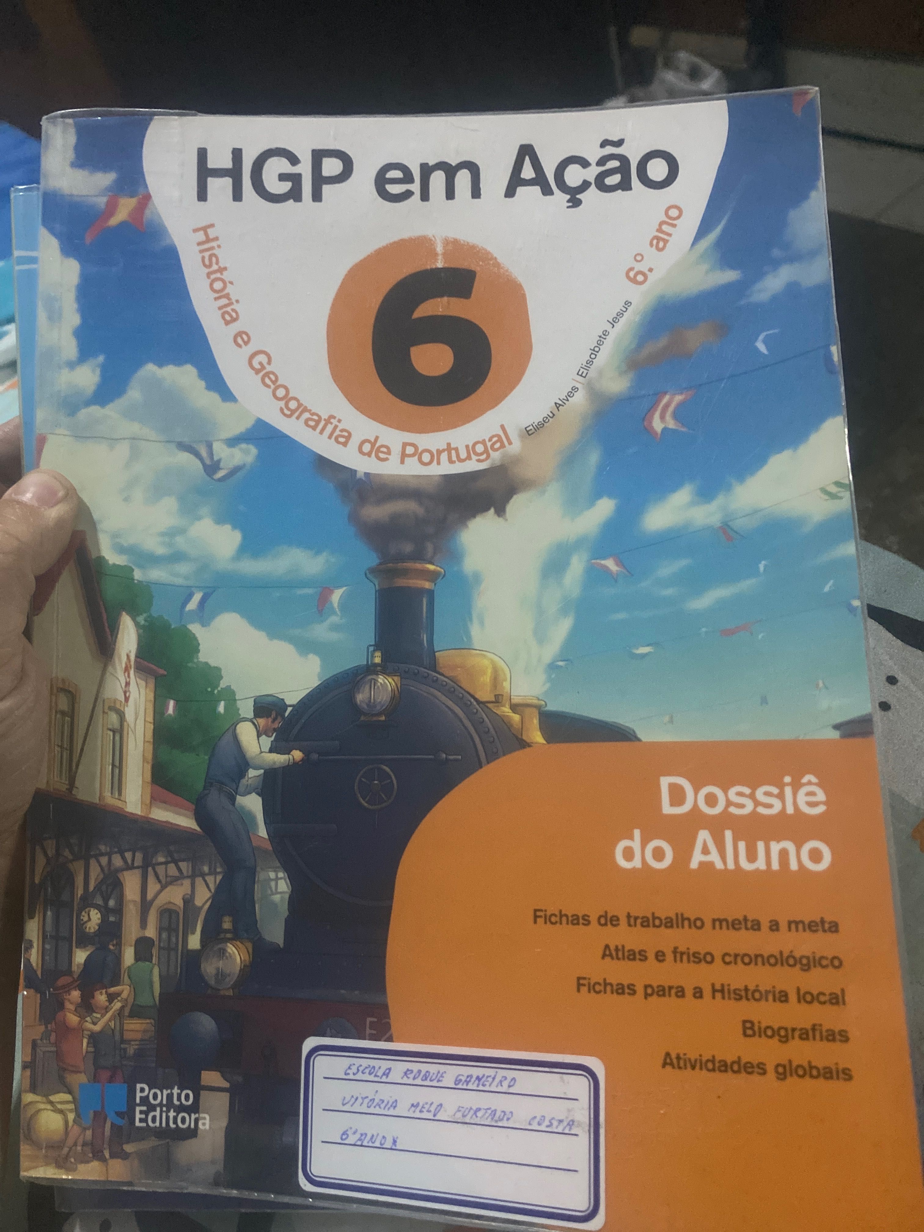 Livros escolares 6o ano só livro de actividades