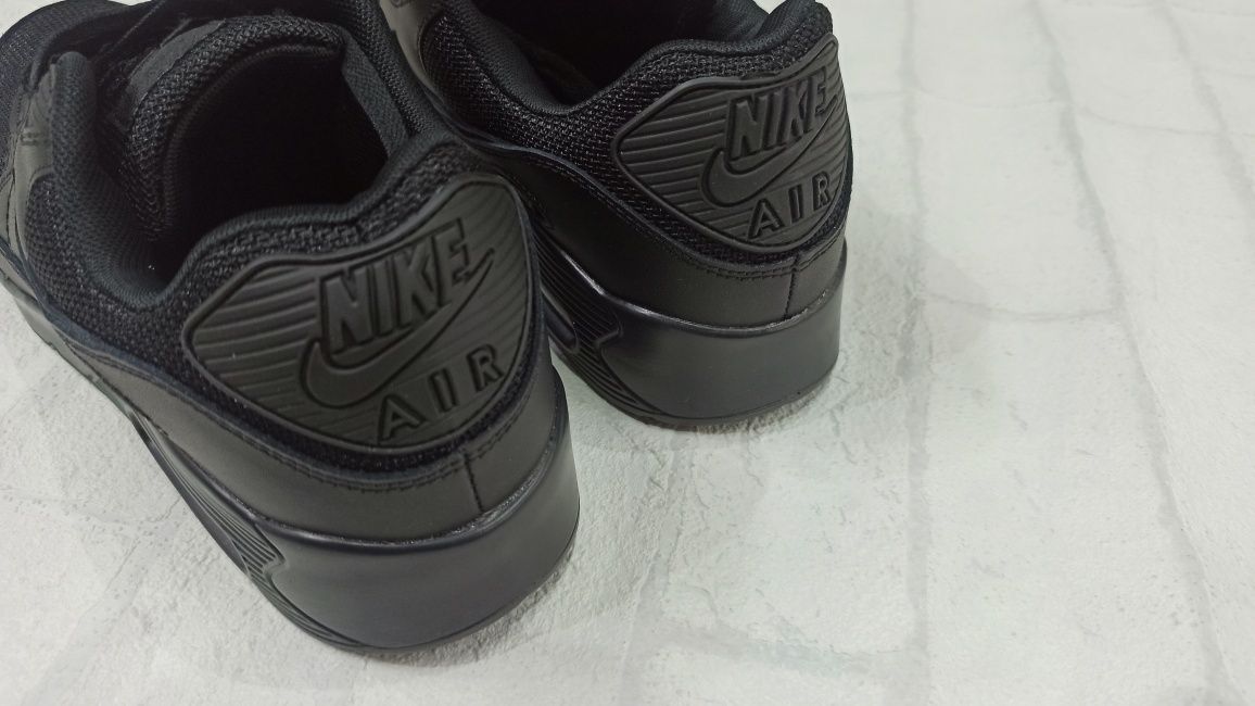 Кроссовки nike air max 90 triple black (426)