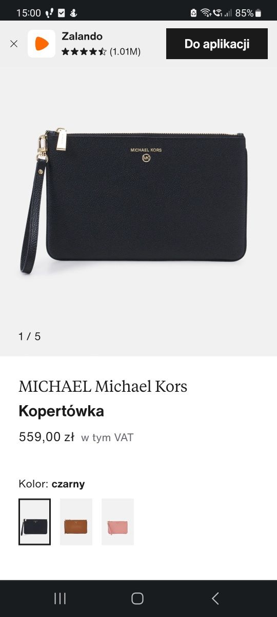 Kopertówka Michael Kors.