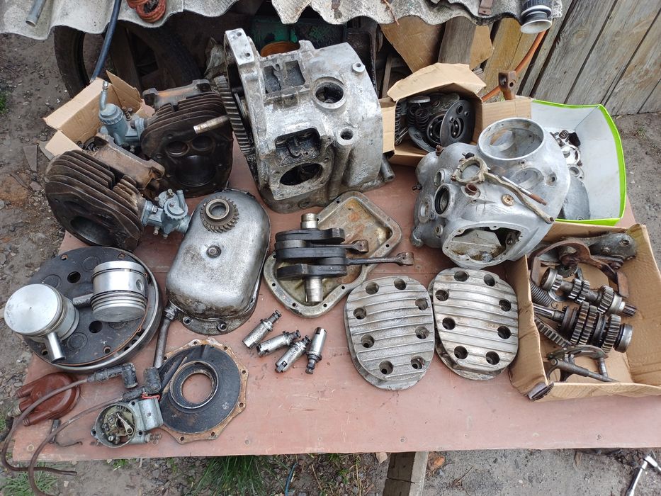 М72, 1955 р. оригінал на ходу із коляскою поч. 1950-х рр.