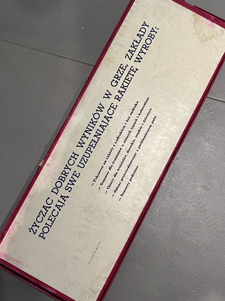 Rakiety tenisowe Polonez Stomil - pamiątka z PRL