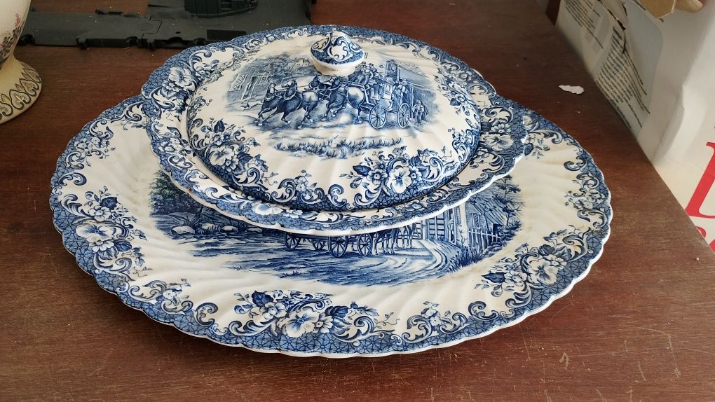 Porcelana centro de mesa