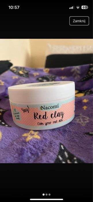 nacomi glinka czerwona 100 ml