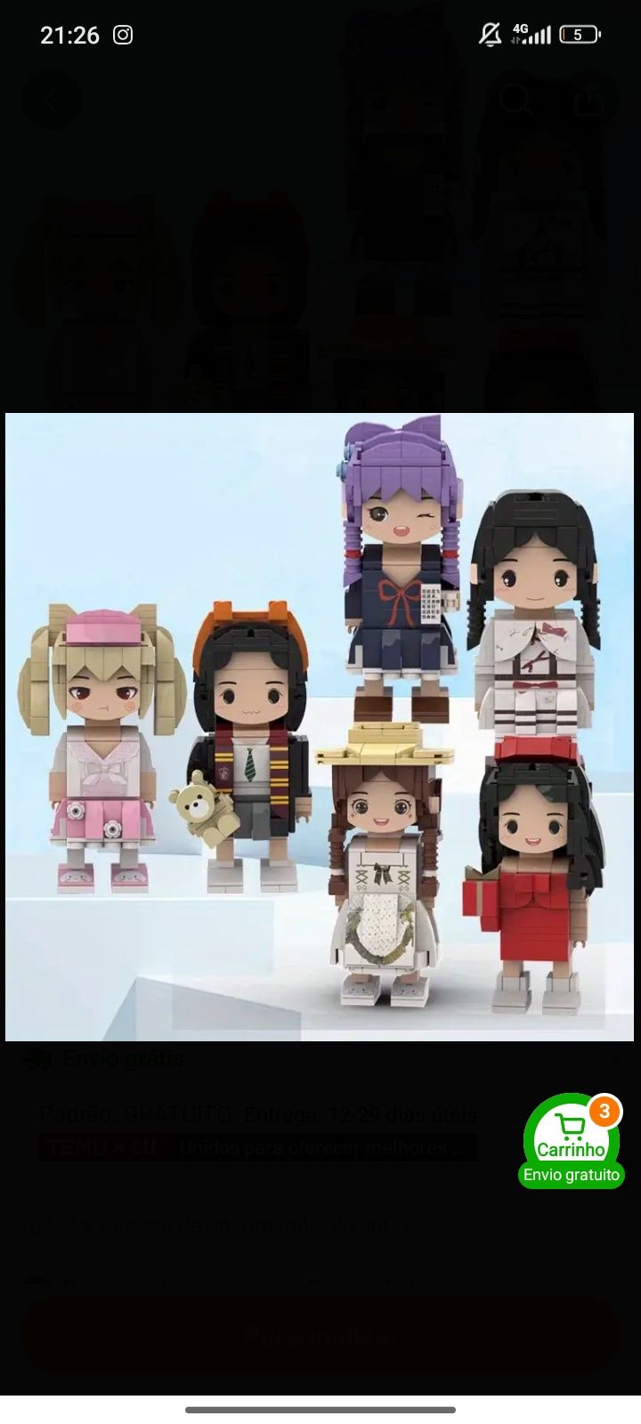 figura de Lego personalizada
