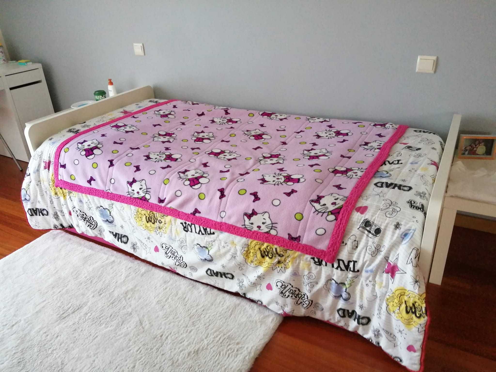 Cama de solteira com gavetão cama.