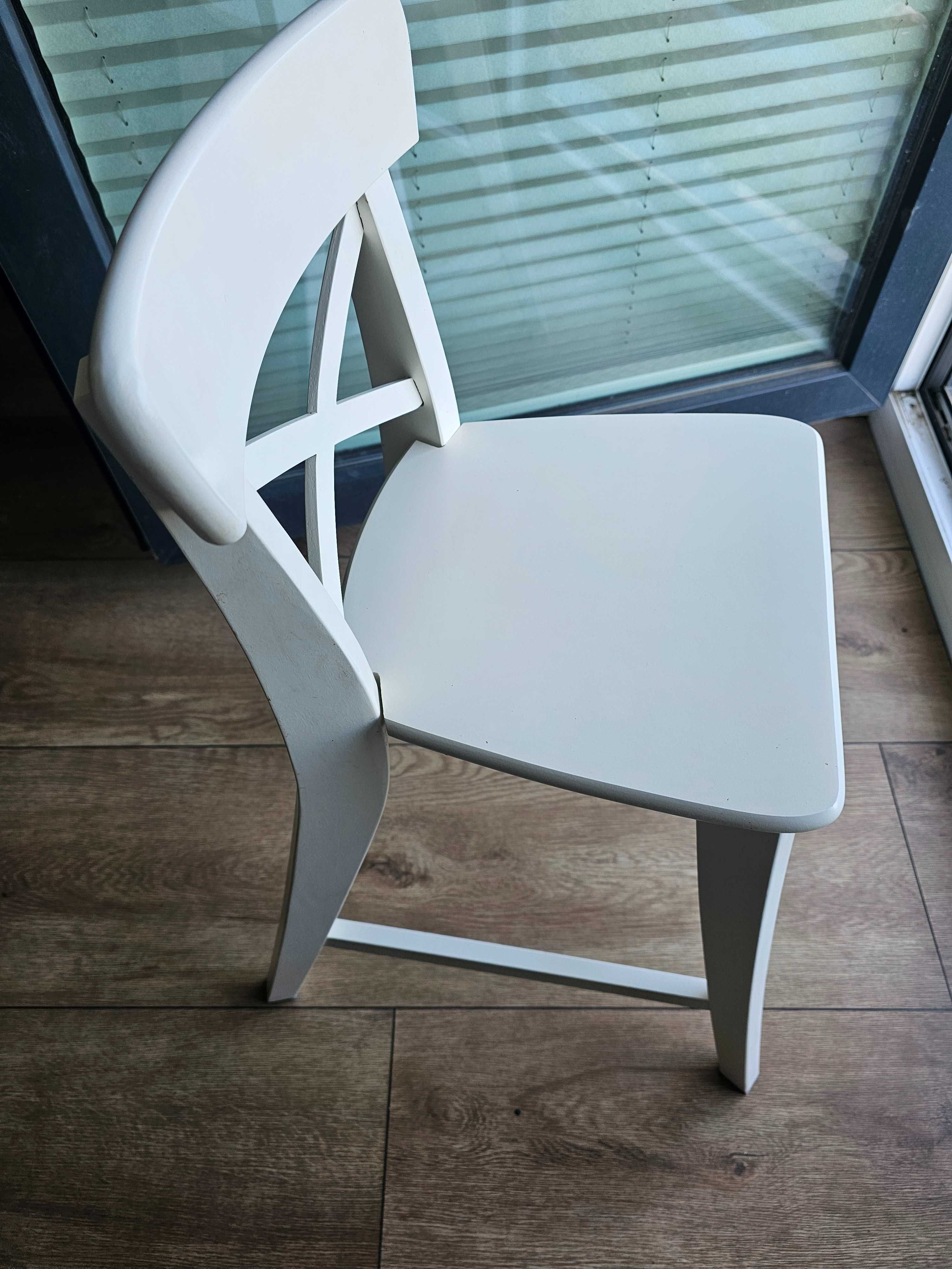 Krzesełko dla dzieci Ikea Ingolf białe