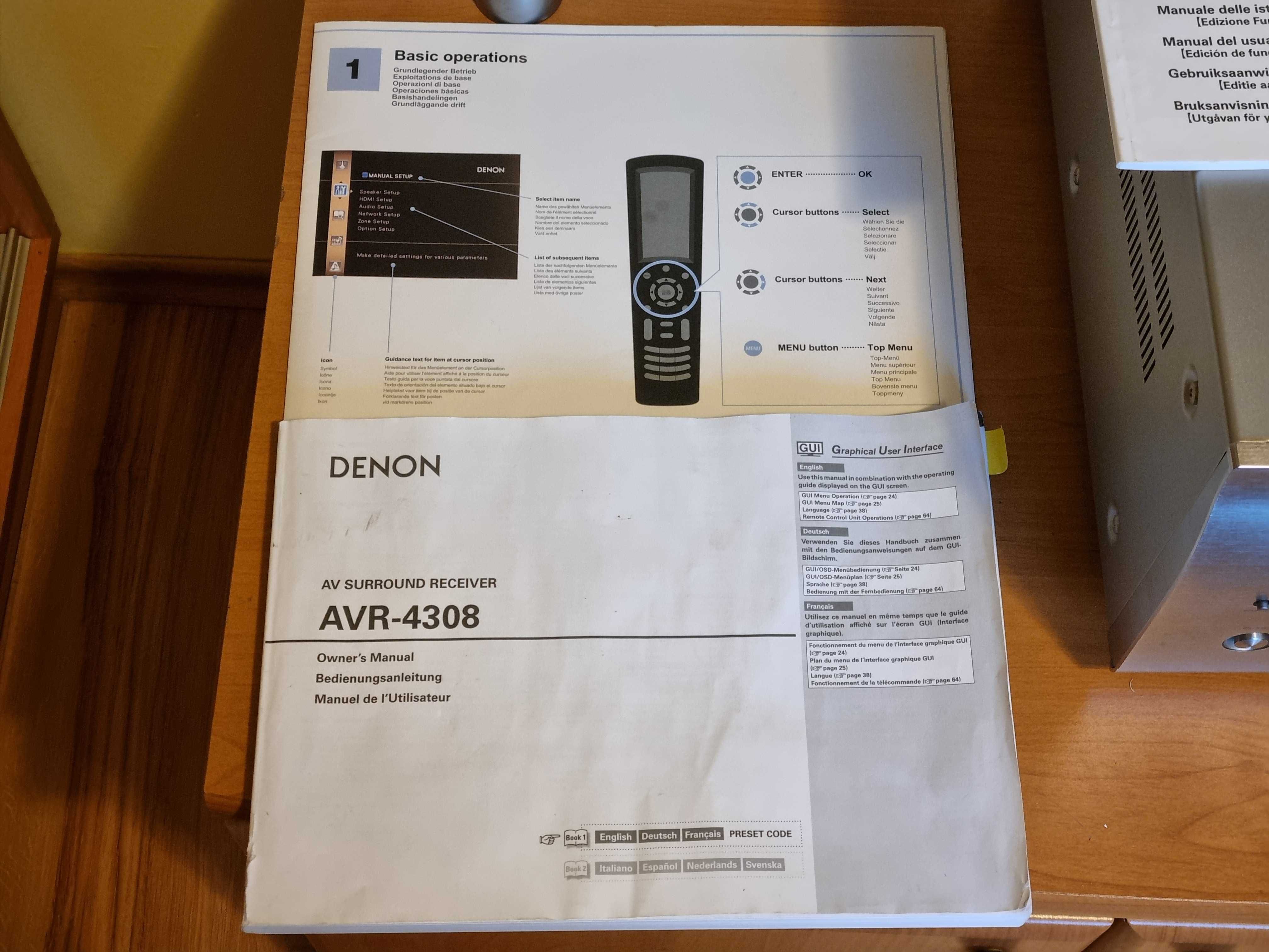 Denon AVR-4380 Amplituner wielokanałowy Wi-Fi Ethernet Premium Silver