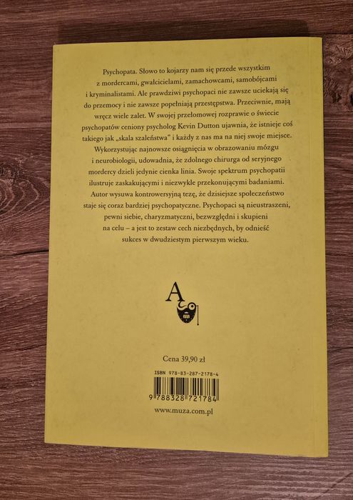 Mądrość psychopatów Kevin Dutton
