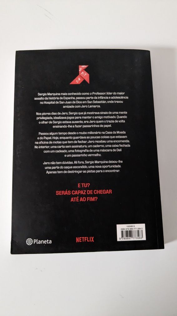 Livro "A casa de papel"