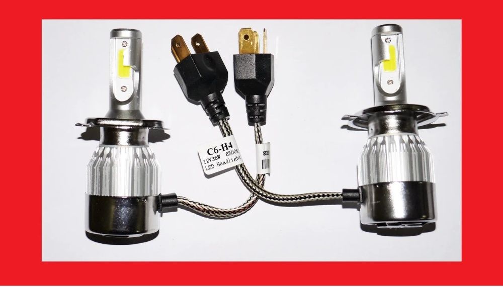 Комплект автомобильных ламп LED C6 H4 12-24v(Н1,Н3,Н4,Н7,Н11)