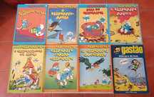 31 livros diferentes de Estrumpfes e Asterix Capa dura