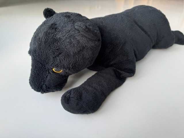 Tajemnicza pluszowa czarna pantera IKEA Moderlig - 90 cm