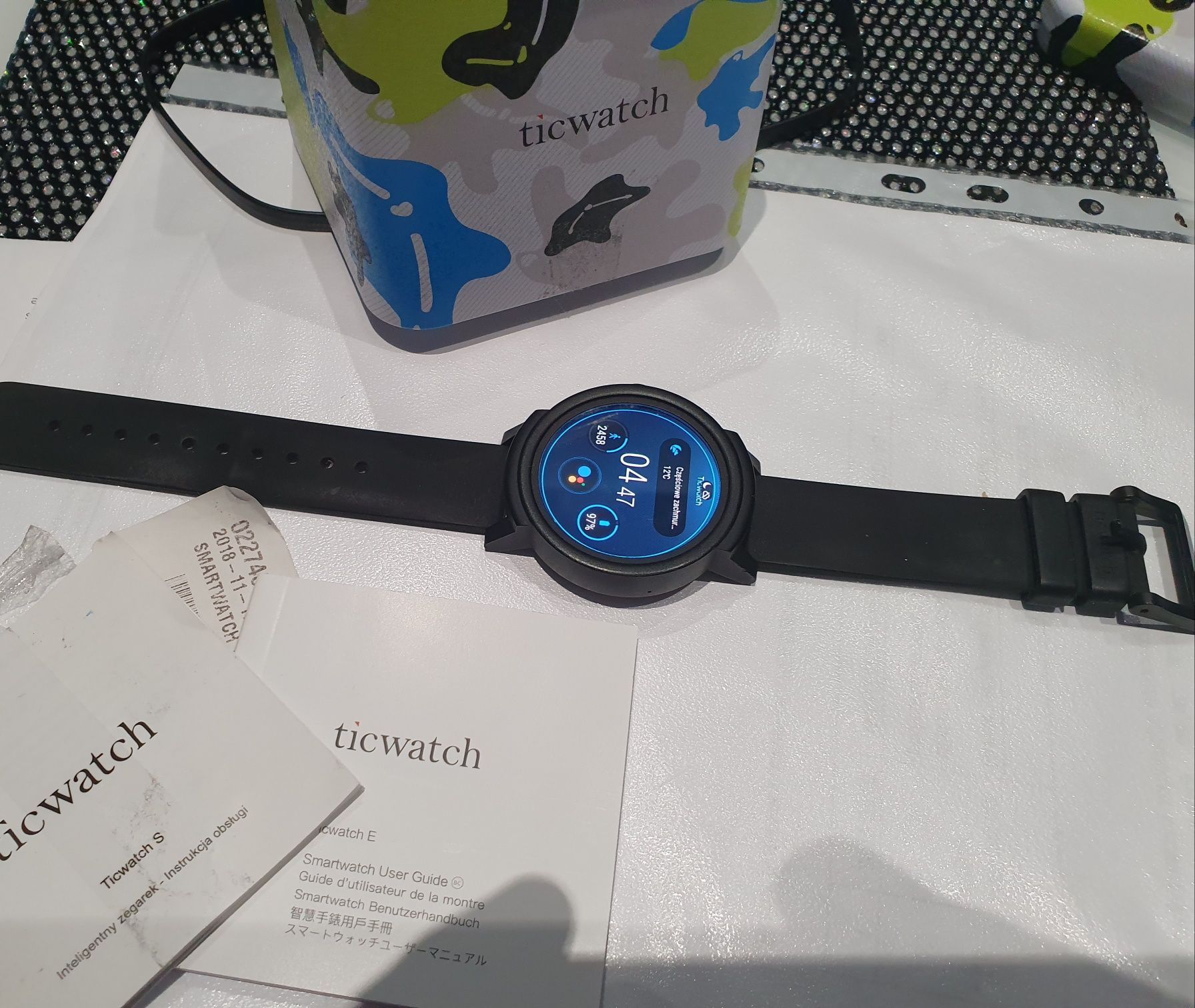 Smartwatch Ticwatch E Shadow