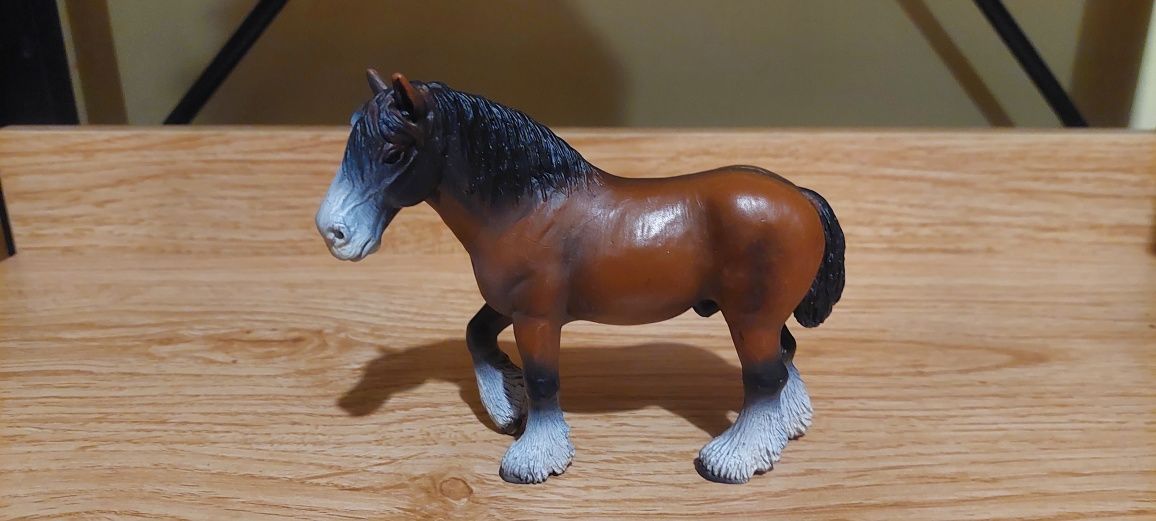 Schleich koń shire wałach figurki zwierząt unikat model wycofany 2000