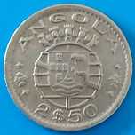 2$50 de 1953, Republica Portuguesa, Angola