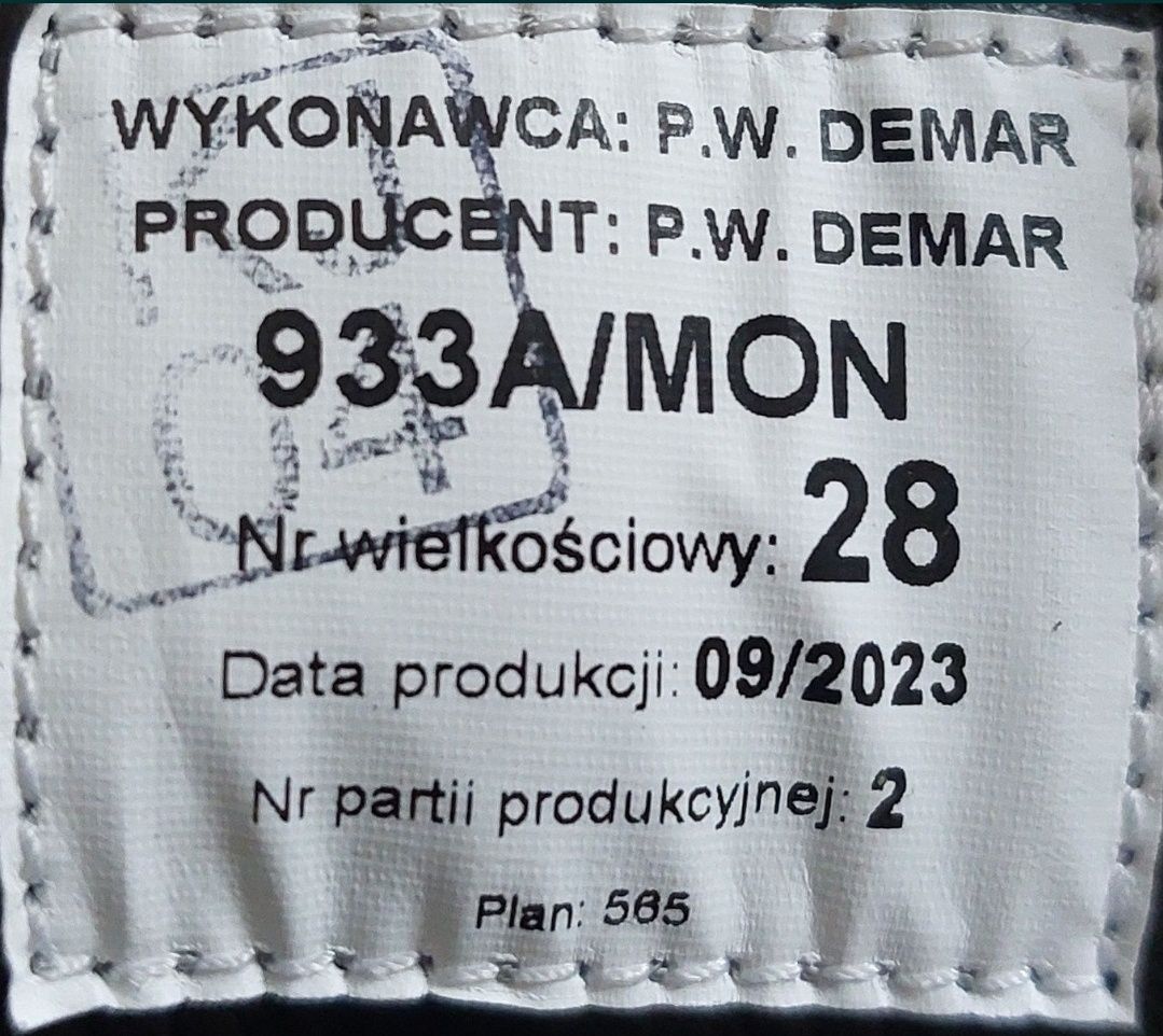 Buty Zimowe DEMAR Wzór 933A/MON roz 43
