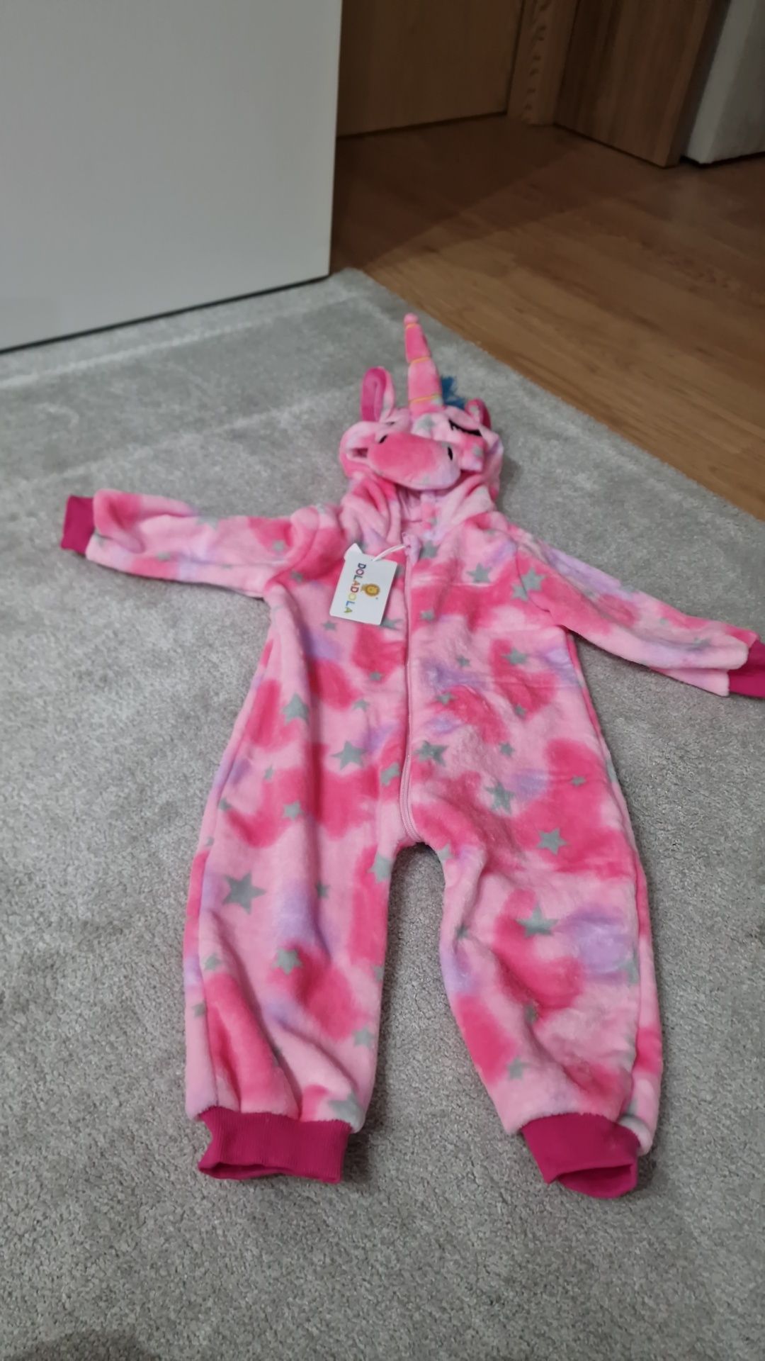Macacão Pijama Infantil de Unicórnio - Novo, com etiqueta