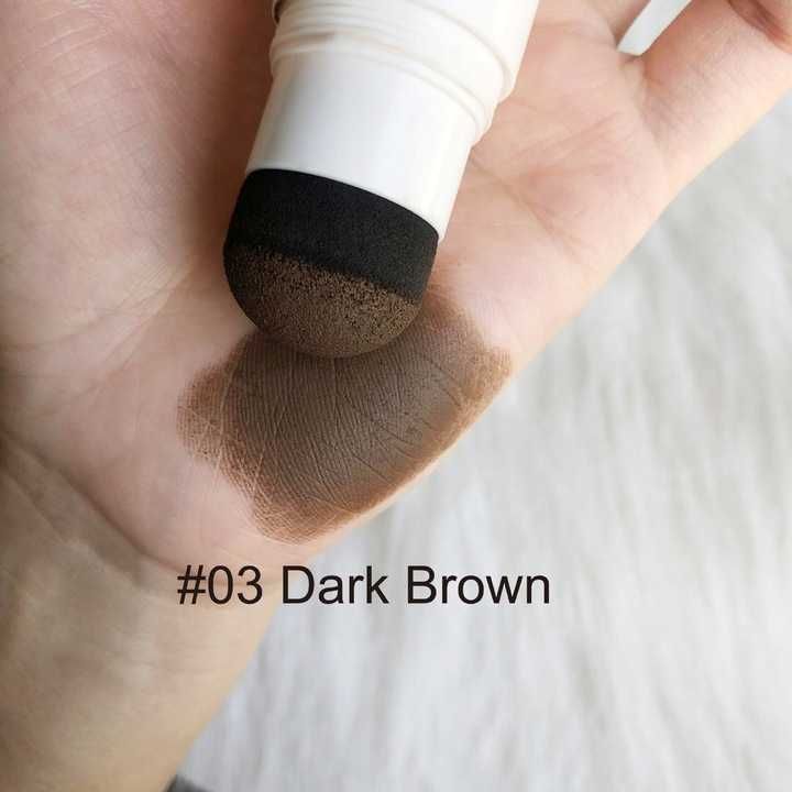 Stempel Do Brwi Pomada Szablony Ciemno Brązowy X3
