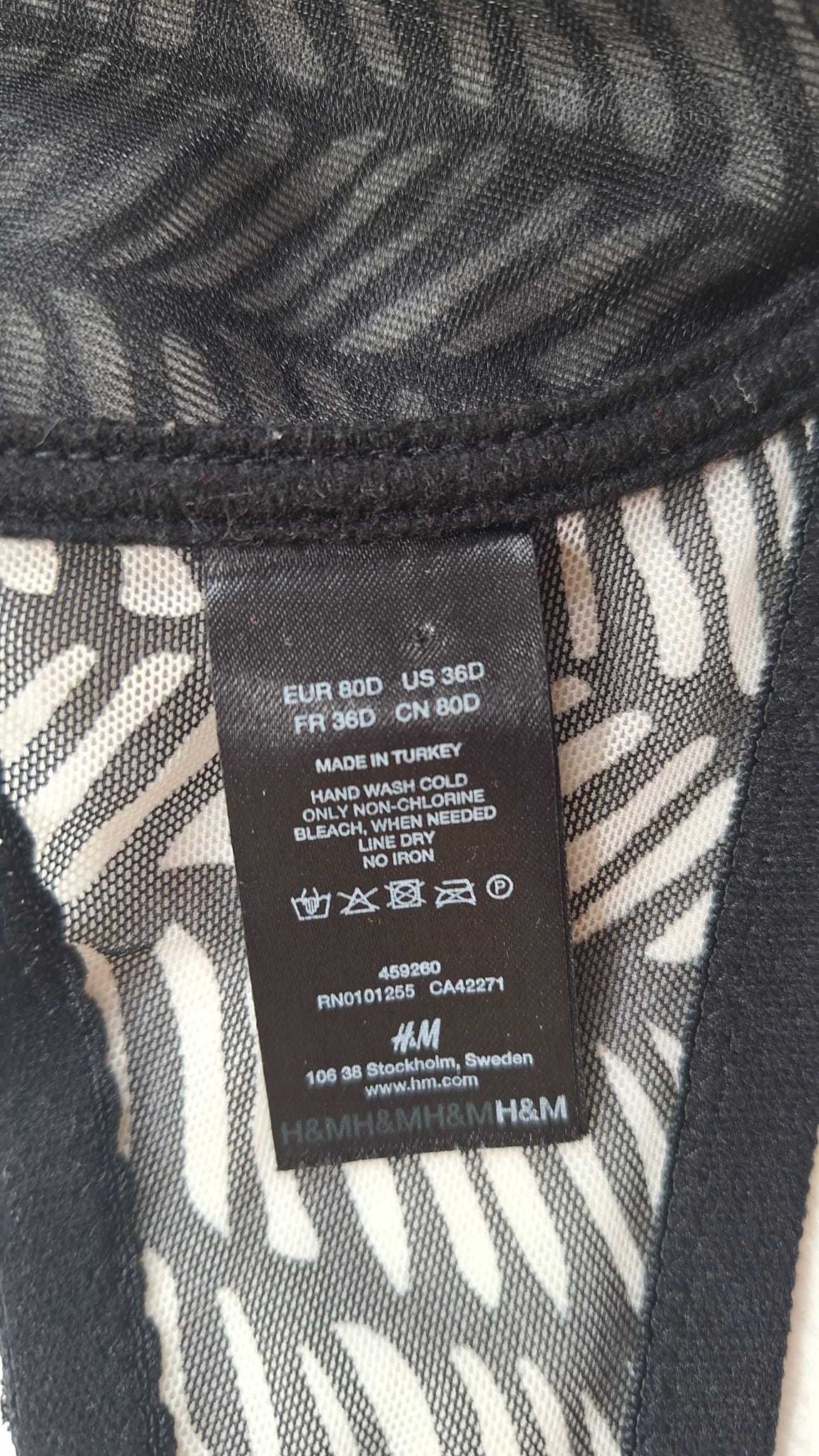 Biustonosz H&M 36D 80D