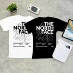 Mountains The North Face — Футболка ТНФ — XS S M L XL — Черная / Белая