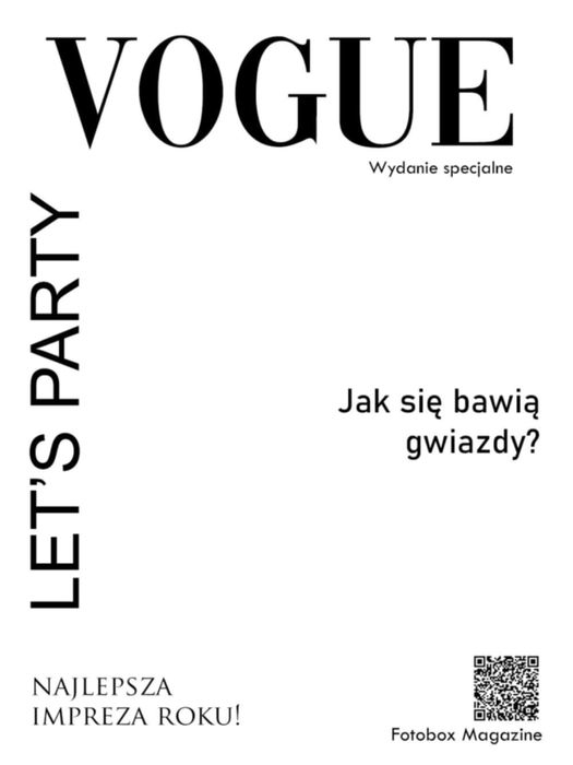 Fotobudka, fotobox magazine vogue,ścianka balonowa dekoracja balonowa