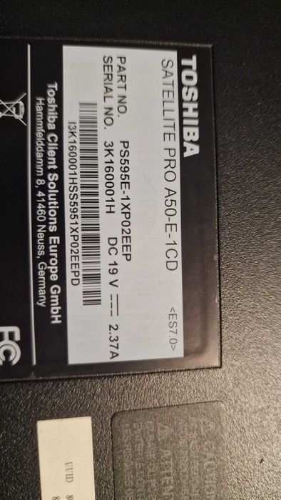 Toshiba Pro A50-E-1CD - I5 8250U - 8GB - SSD 240GB