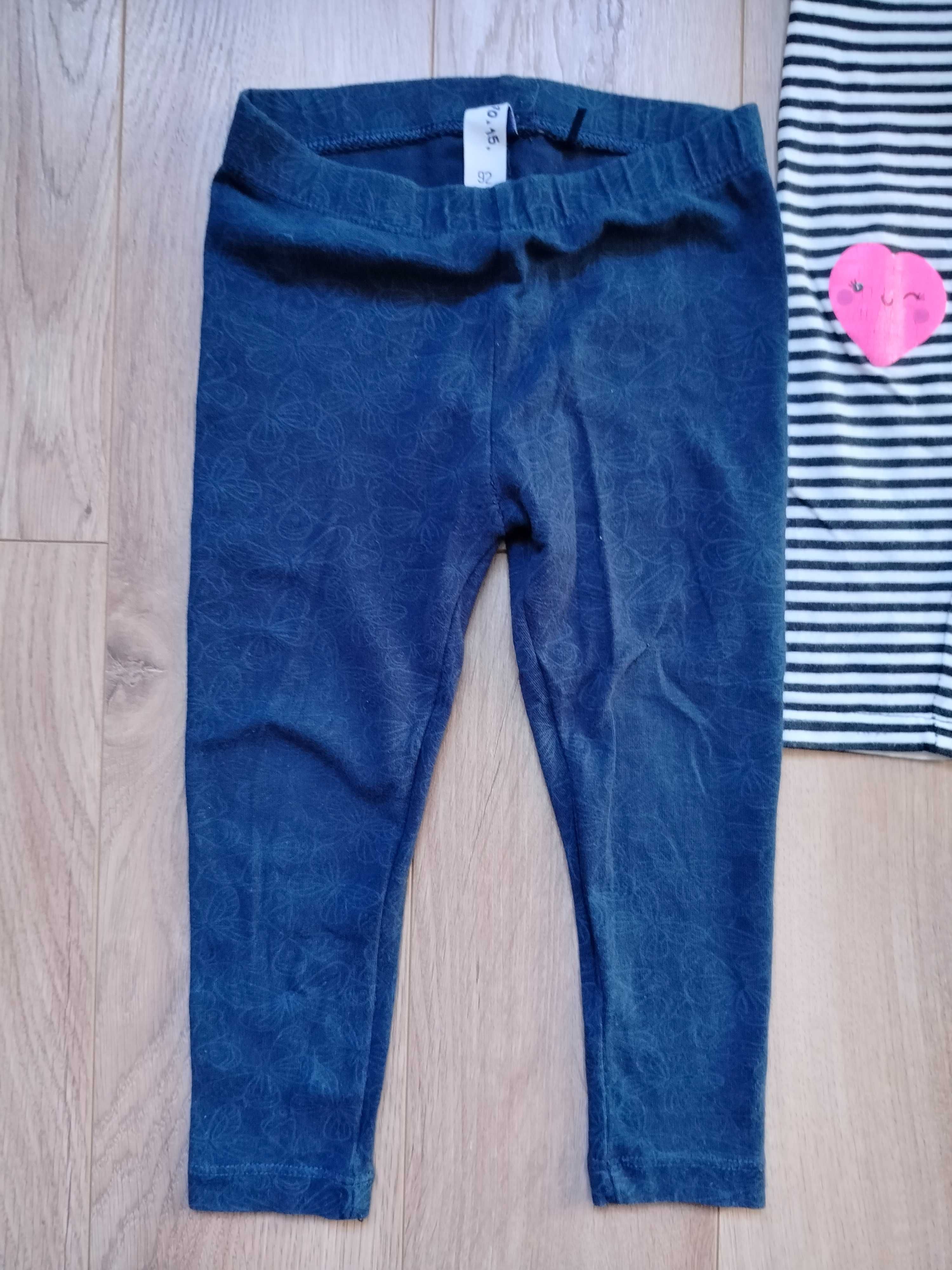 3 szt. legginsy rozm. 86-92