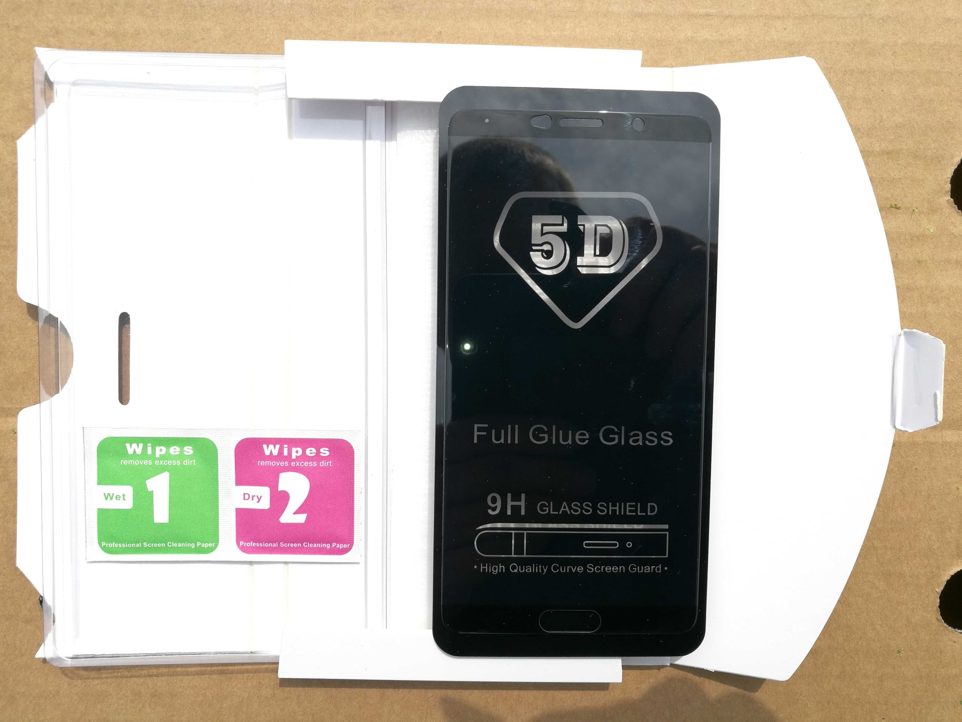 Nowe szkło hartowane pełne Full Glue 5D 9H do Huawei Mate 10 - 5 SZTUK