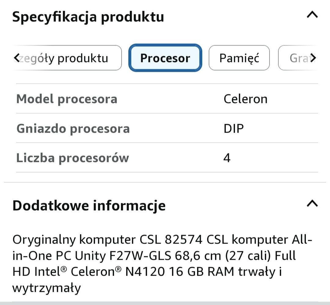 Komputer ( wszystko w jednym)