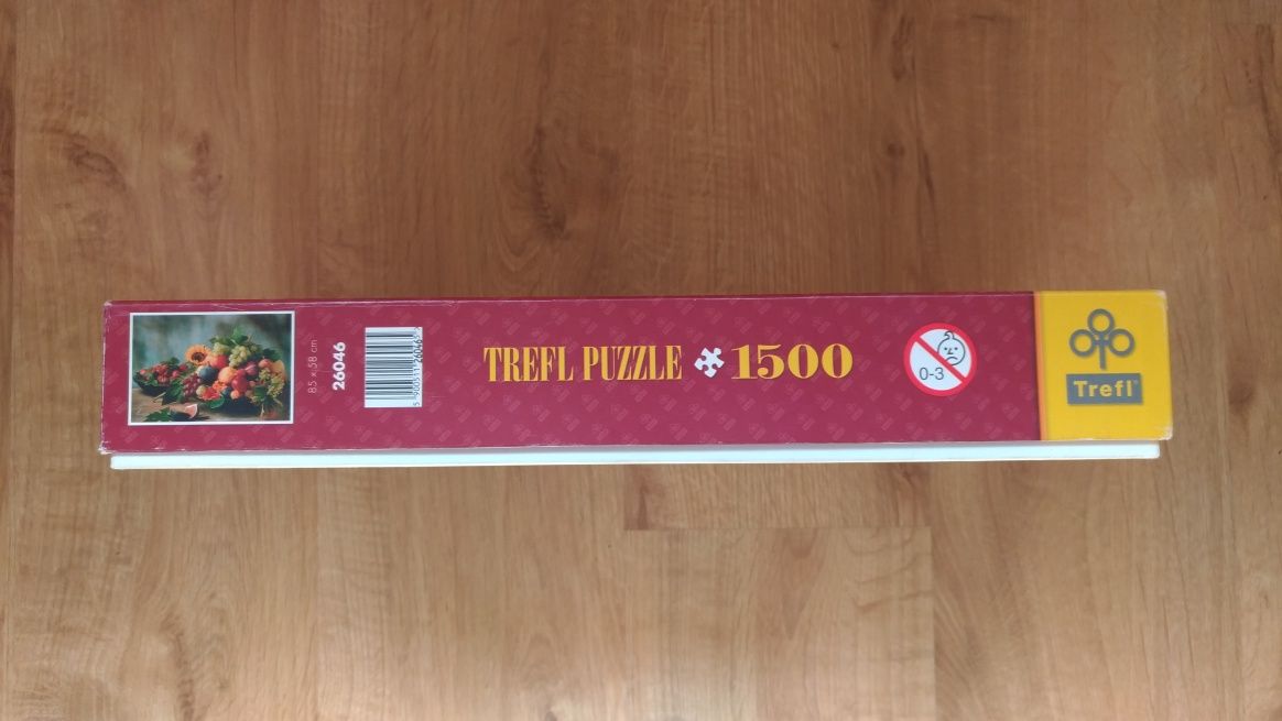 JAK NOWE - Puzzle Trefl 1500 sztuk. Martwa natura.