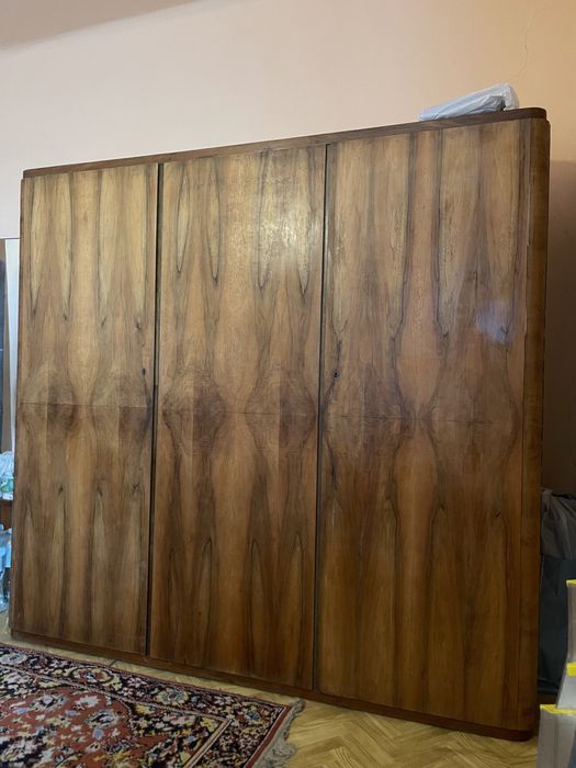 Stara duża szafa prl antyk dębowa dąb