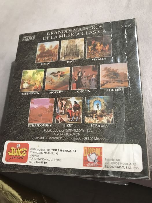 Cd novo Grandes Maestros de la musica classica