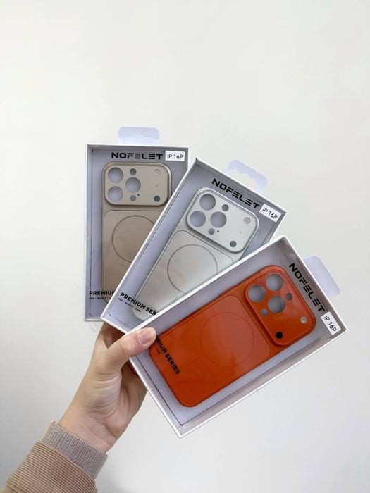 Чохол MagSafe iPhone 14 / 15 Pro Max чехол айфон про макс оранжевий