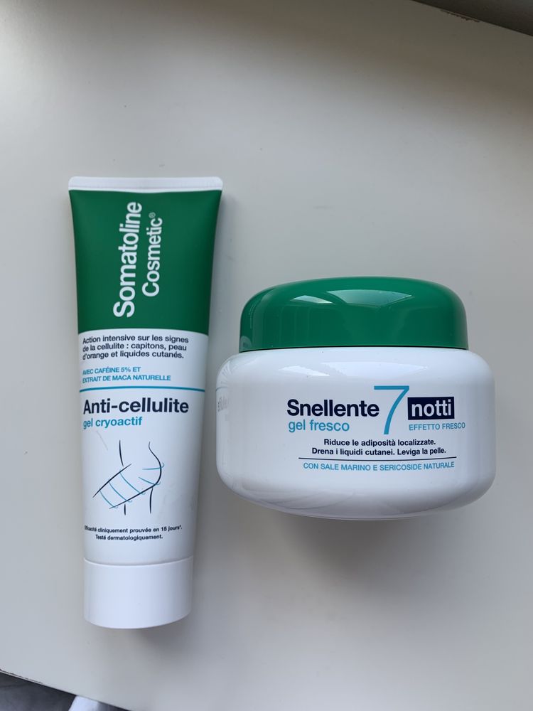 Somatoline Gel anti-cellulite 250ml + Gel redutor 7 noites 400 ml