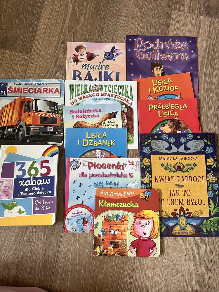 12 ksiazek dla dziecka 1+ miekka okladka